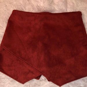 Red envelope skort